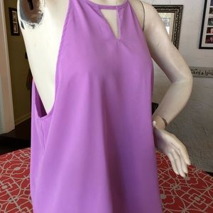 Lavender halter top size Xl. NEW